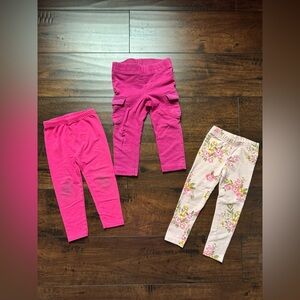 Girls Leggings Bundle 2T